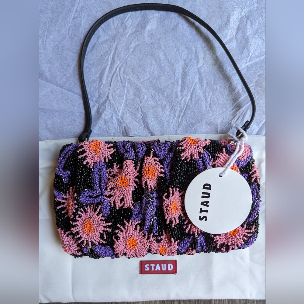 STAUD Beaded Bean Bag